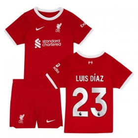 Liverpool 2023-24 Luis Diaz 23 Thuistenue  - Kids